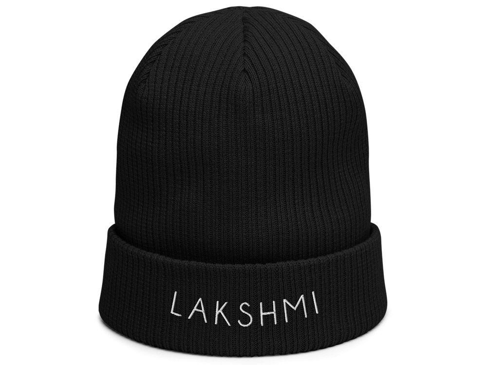 Lakshmi Logo Beanie Black