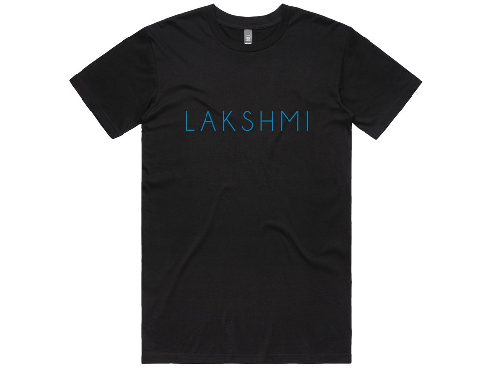 Lakshmi Logo T-Shirt Black / Blue