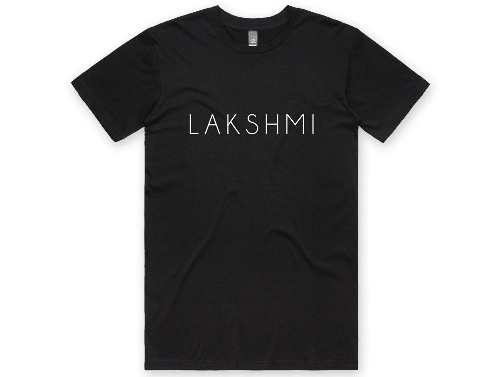 Lakshmi Logo T-Shirt Black